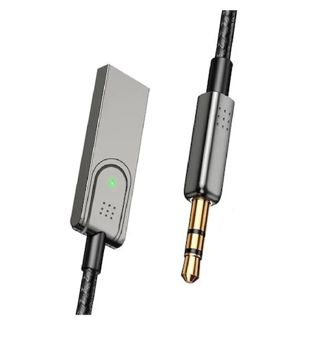 Receptor Usb Bluetooth 5.1 Para El Coche Con Toma Aux De 3,5