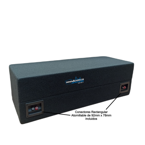 Cajon Para Dos Woofer De 8 Pulgadas Ventilado