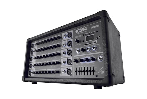 Consola amplificada BACKSTAGE 10m4 usb 10canales 400 watts.