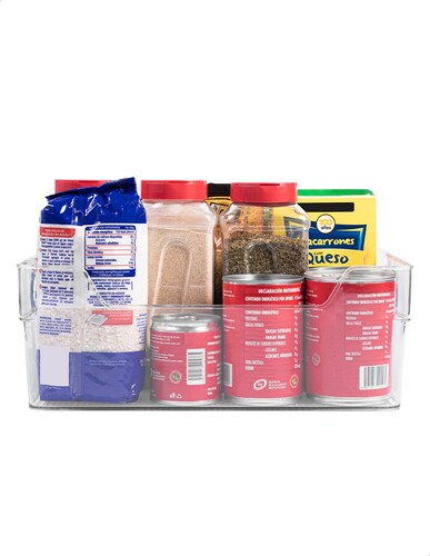 Caja Contenedor de Almacenamiento de Acrílico Grande Tutti