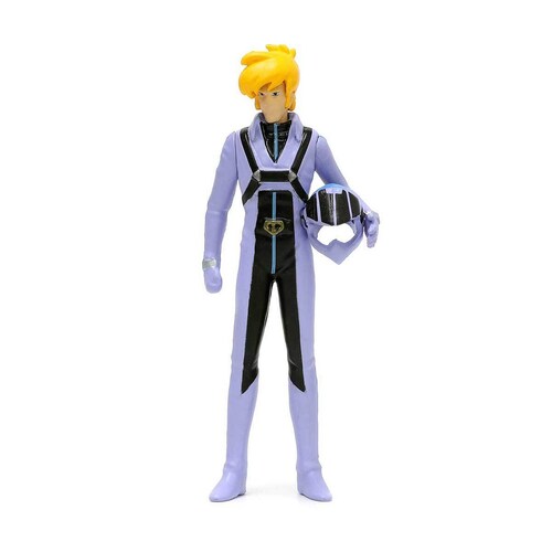 2020 Toyota Supra con Figura Roy Focker Robotech ANIMATION Hollywood Rides Jada Toys Escala 1:24 