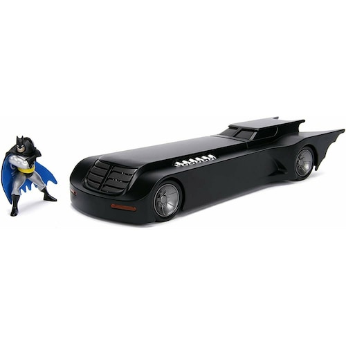 Batimovil Animated Series / Serie Animada Con Figura de Batman Jada Toys Escala 1:24 Dc Comics