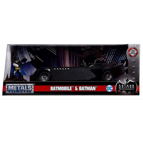 Batimovil Animated Series / Serie Animada Con Figura de Batman Jada Toys Escala 1:24 Dc Comics