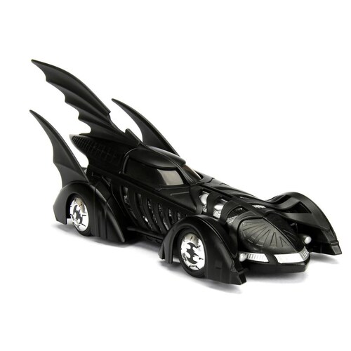 Batimovil Batman Forever Con Figura de Batman Jada Toys Escala 1:24 Dc Comics