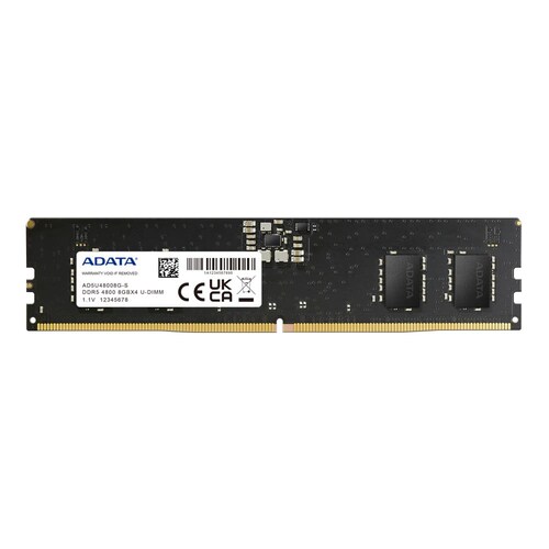 Memoria RAM de 8 GB (1X8), Adata, DDR5-4800 U-DIMM