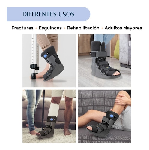 Bota Ferula Baja Neumatica Walker Inmovilizador De Tobillo GDE