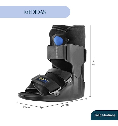 Bota Ferula Baja Neumatica Walker Inmovilizador De Tobillo MED