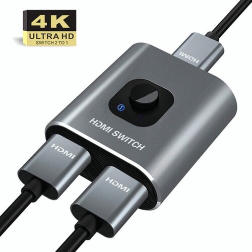 Switch Hdmi 4k 3d 2 En 1 Bidireccional Conmutador