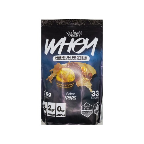 Whey Madness Protein 1Kg (33 serv) Sabor Ferrero 