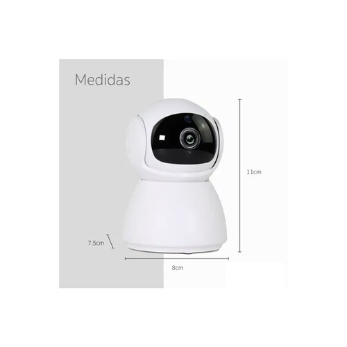 Cámara Vigilancia Seguridad Wifi Inteligente Visión Nocturna