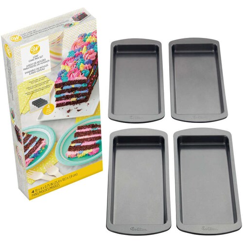 Juego De 4 Moldes Rectangulares Wilton 2105-0911