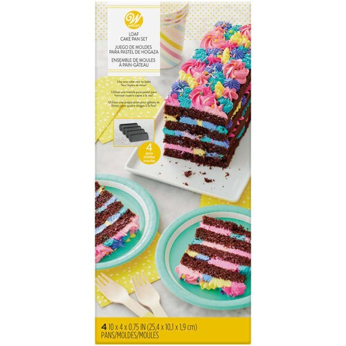 Juego De 4 Moldes Rectangulares Wilton 2105-0911