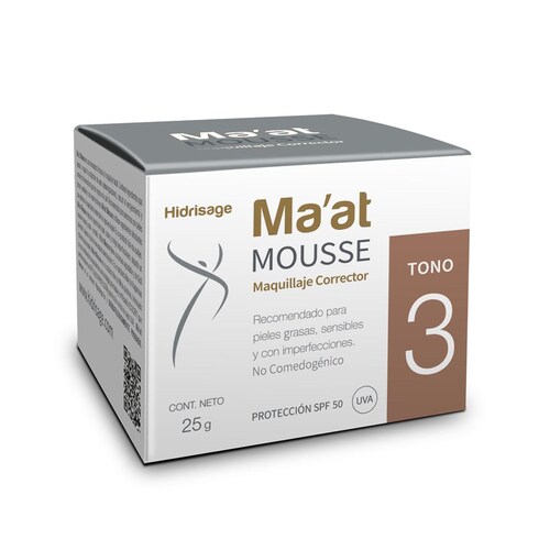 Maquillaje Corrector Ma'at Mousse Fps50 Tono 3