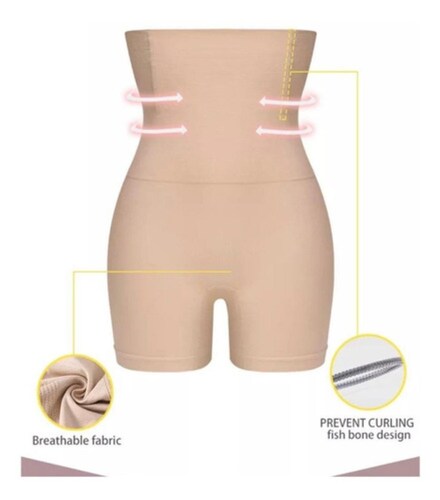 Panty Faja Colombiana Reductora Levanta Pompa XL/2XL Piel