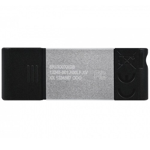 Memoria Flash USB C 3.2 Kingston DataTraveler 80 64GB Metalica DT80/64GB