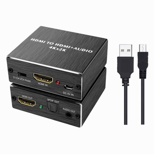 Extractor De Audio Hdmi 4k 5.1 Spdif Estéreo 