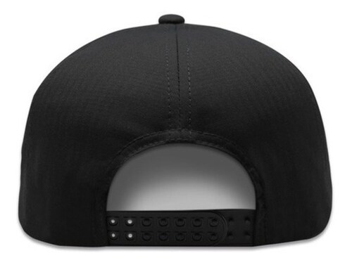 Gorra Plana Lisa Unitalla 7 Paneles Negra
