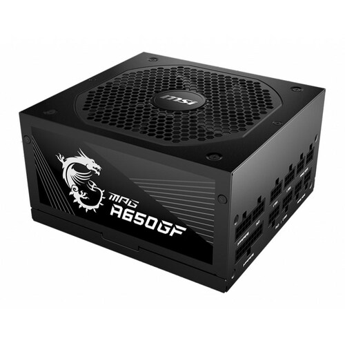 Fuente de poder MSI MPG A650GF de 650W, 80+ Gold, Modular