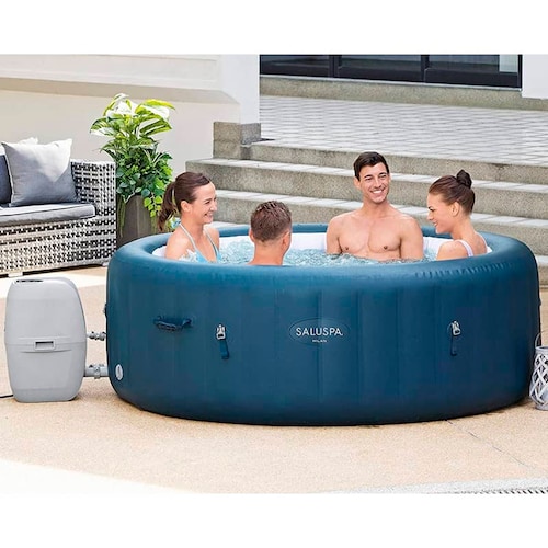Alberca Jacuzzi Spa Hidromasaje Inflable 4 Personas Bestway