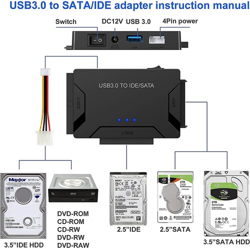 Conector de unidades externas, DVD,quemadores, blueray, discos duros, SATA, IDE, PC100