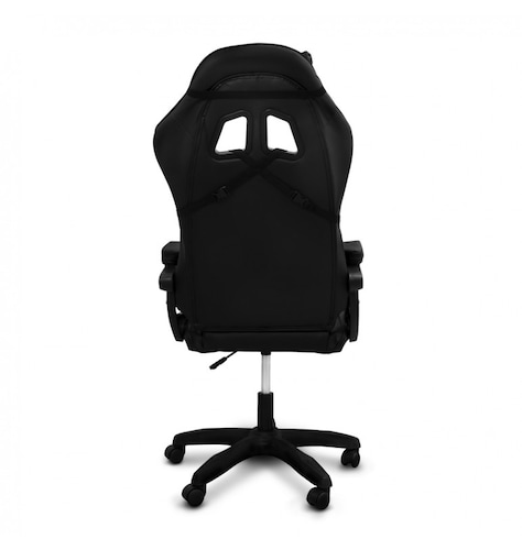 Silla Gamer ergonómica reclinable negro con cojín lumbar hasta 150 Kg .