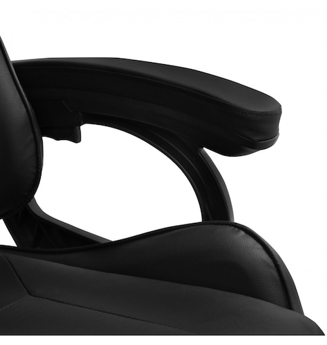 Silla Gamer ergonómica reclinable negro con cojín lumbar hasta 150 Kg .