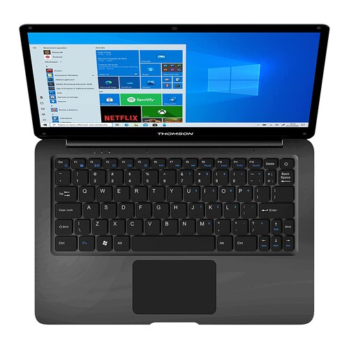 Laptop Thomson Neo 14A Procesador Atom-X5 Pantalla 14 Pulgadas Ram 4GB Disco Duro eMMC 64GB-Negro