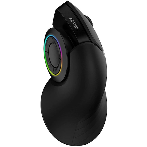 Mouse Vertical Acteck OPTIMIZE MI690 Inalambrico Optico Recargable USB RGB AC-933049