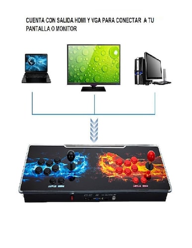 Tablero arcade compatible como control de juegos xbox y pc y ps4