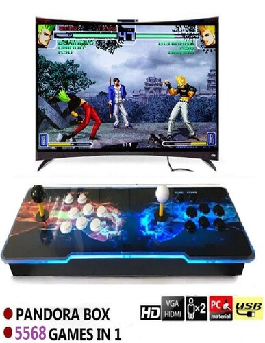 Tablero arcade compatible como control de juegos xbox y pc y ps4