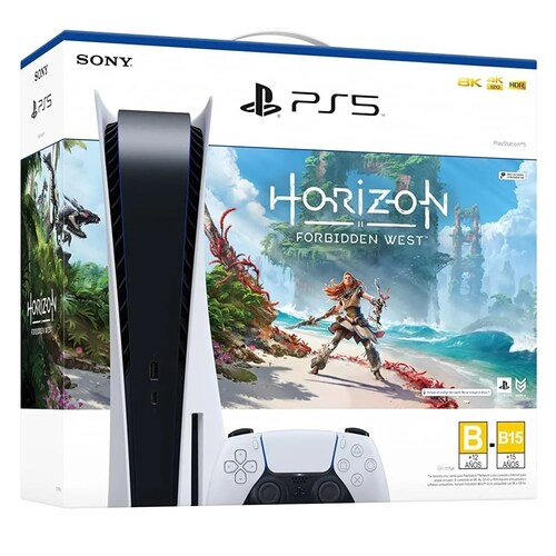 Consola Ps5 Edición Standard + Horizon Forbidden West