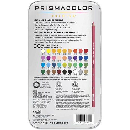 Prismacolor Premier 36 Colores Estuche metal
