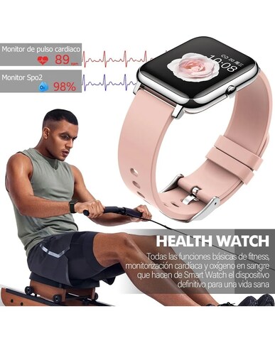Smart Watch Reloj Inteligente Petukita Box P22 Rosa