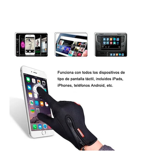 Guantes Para Motociclista Touch Impermeables Termicos