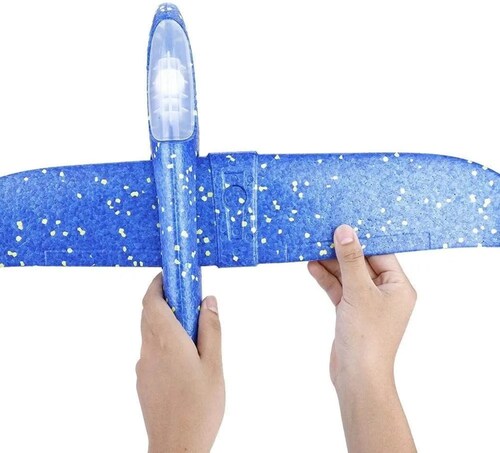 Avión Planeador Avioneta Unicel con Luces LED Fly-Oled