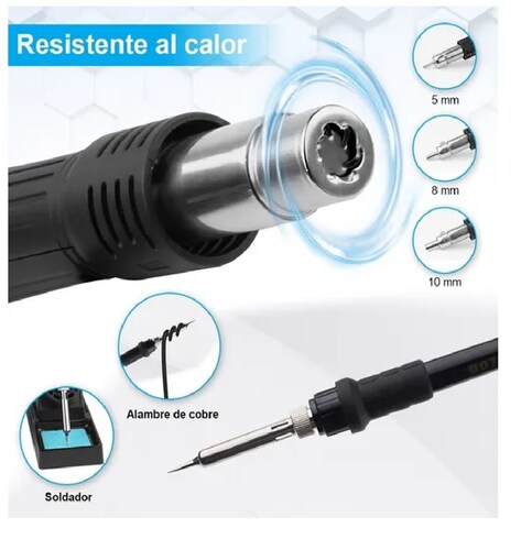 Estacion De Soldadura  2 En 1 Cautines Para Soldar