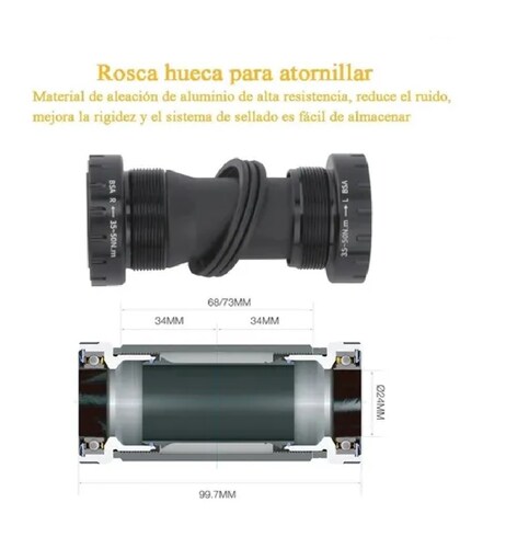 Juego De Bielas 170mm Para Bicicleta De Montaña 34t