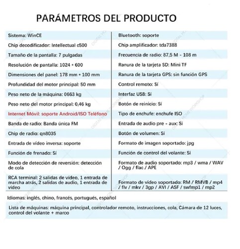 Auto Estéreo Bluetooth Mirrorlink C/control Volante