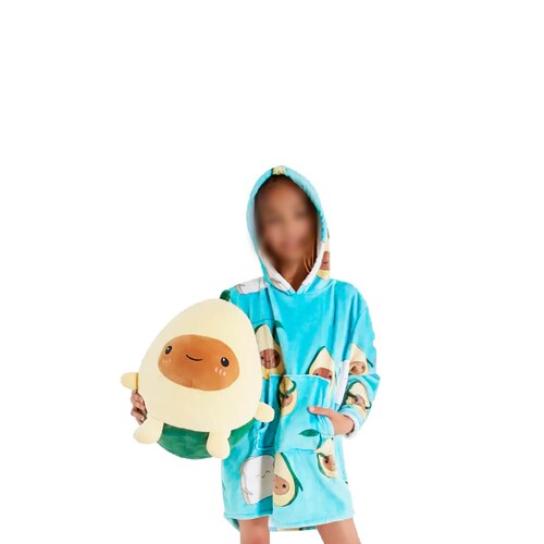 Sudadera Gigante con Capucha  Infantil Unitalla Modelo Aguacate 