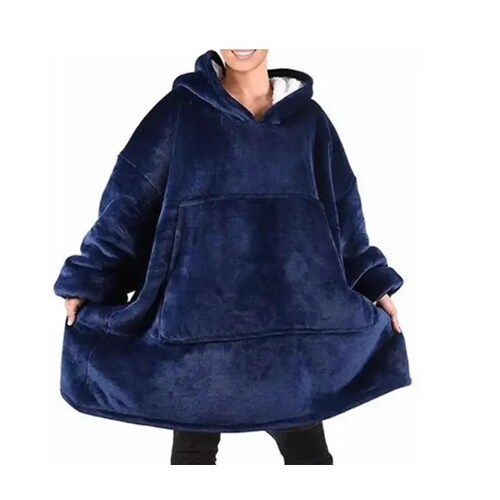 Sudadera cobija afelpada, Hoddie con capucha talla M