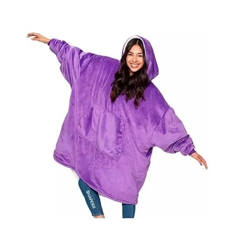 Sudadera cobija afelpada, Hoddie con capucha talla M