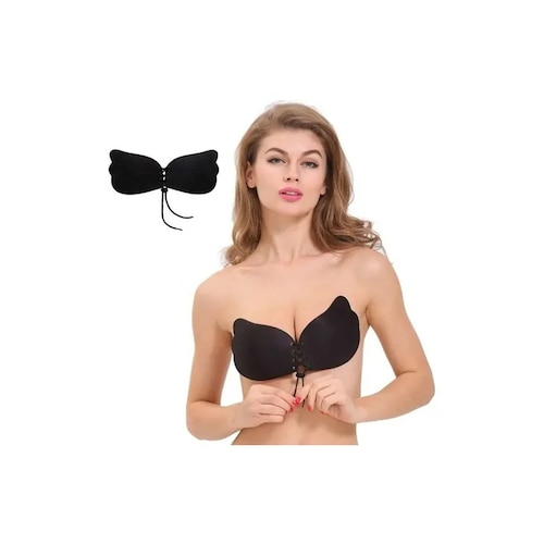 Brasier Strapless Adherible Ajustable Levanta Busto Escote