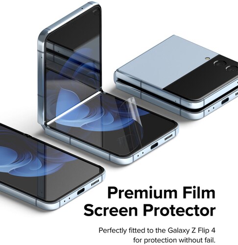 Mica Para Galaxy Z Flip 4 Ringke Dual Easy Film Transparente