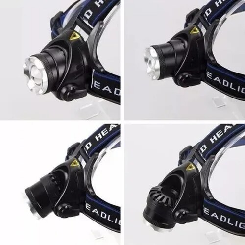 Lampara Minera Minero Led T6 Recargable Cabeza 2000 Lumens