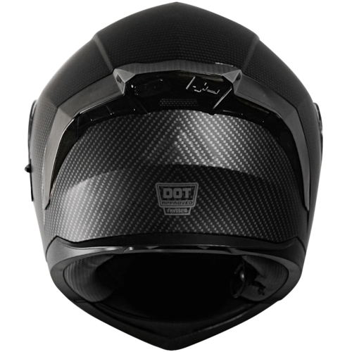 CASCO KOV ZERO ABATIBLE TIPO FIBRA DE CARBONO CERTIFICADO DOT 