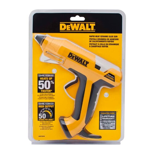 DeWalt Pistola Cerámica de Silicón de Rápido Calentamiento.