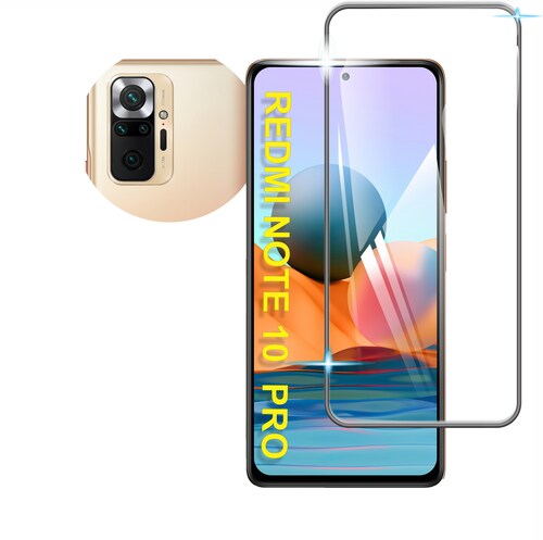 Combo Cristal Templado 9d Para Xiaomi Redmi Note 8 Note 8 Pro Note 9s Note 10 Note 11