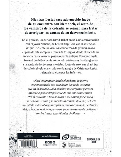 Armand, el vampiro Autor Anne Rice