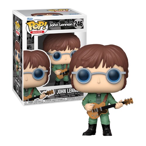 Funko  Pop John Lennon 246 John Lennon con Chaqueta Militar Rocks Music Beatles 