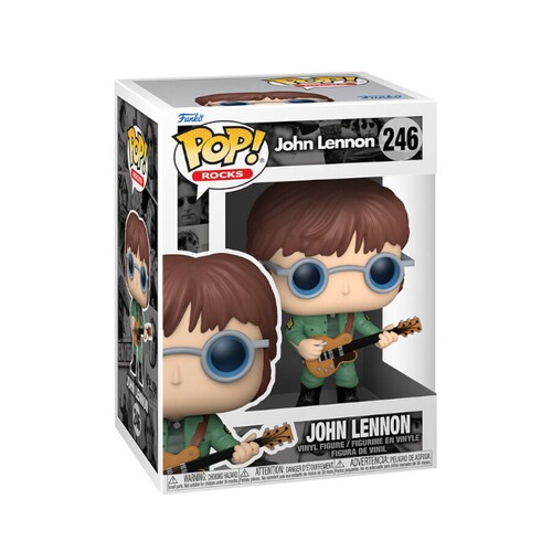 Funko  Pop John Lennon 246 John Lennon con Chaqueta Militar Rocks Music Beatles 